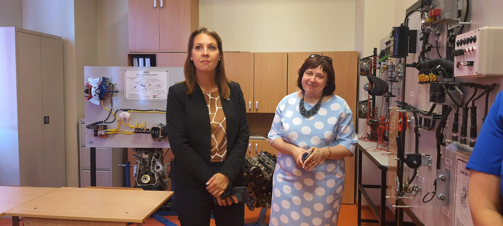 Daugavpils tehnikumā tiekas ministri un Daugavpils pilsētas galva