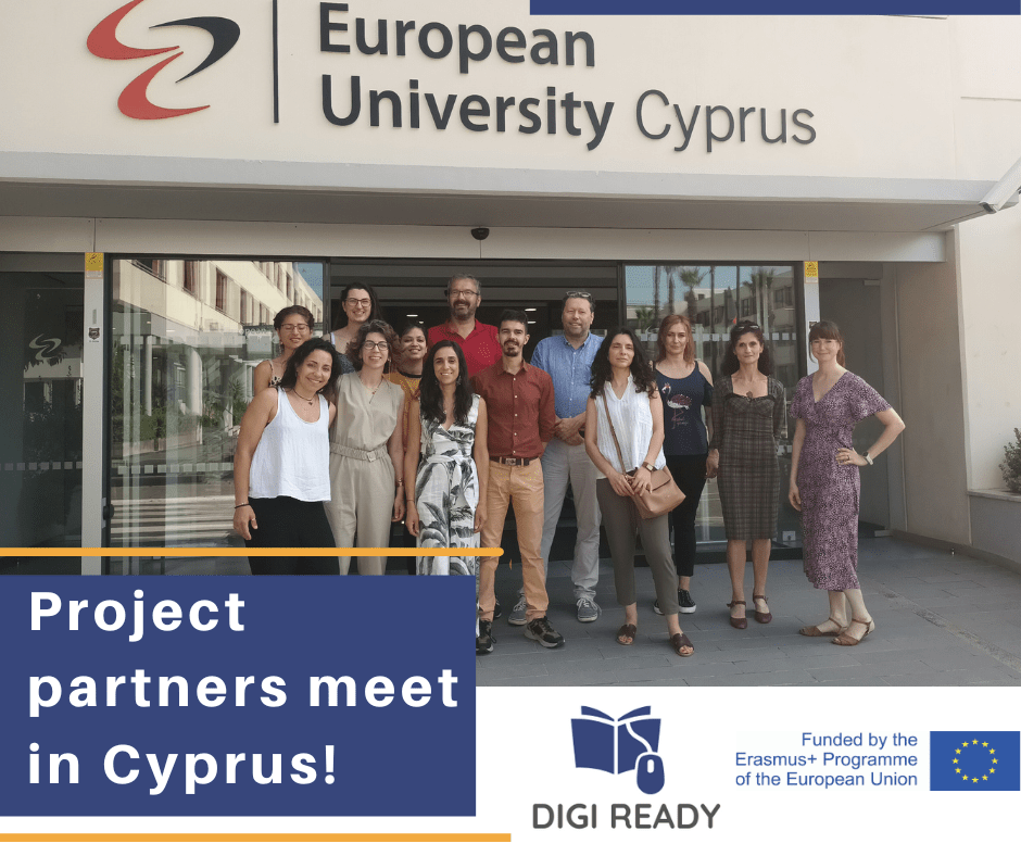 Kipras Eiropas Universitāte uzņem DIG-i-READY projekta partneru pārrobežu tikšanās dalībniekus  