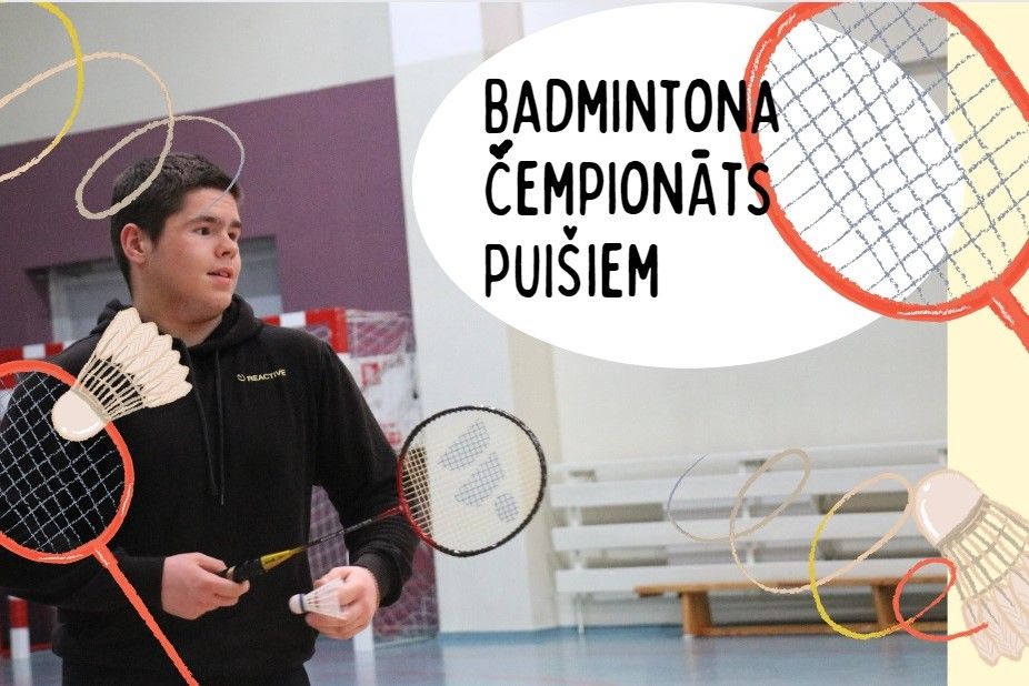 Badmintons. Finālspēles jauniešiem