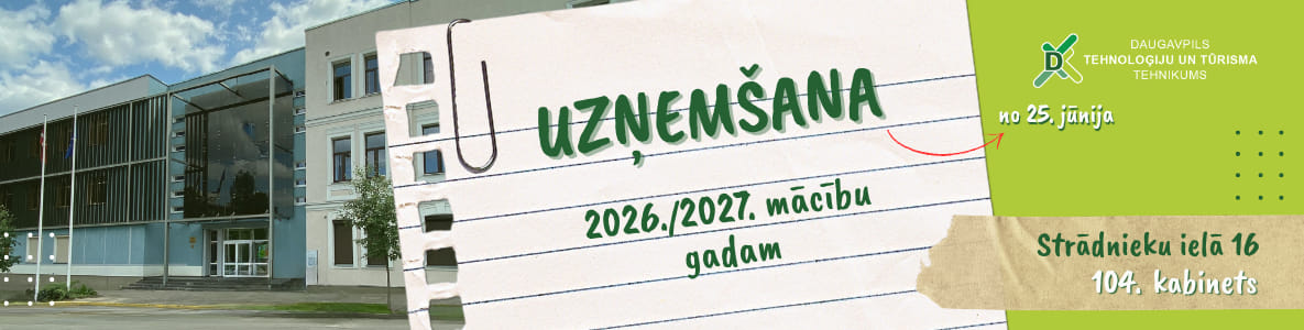 Uzņemšanas banneris