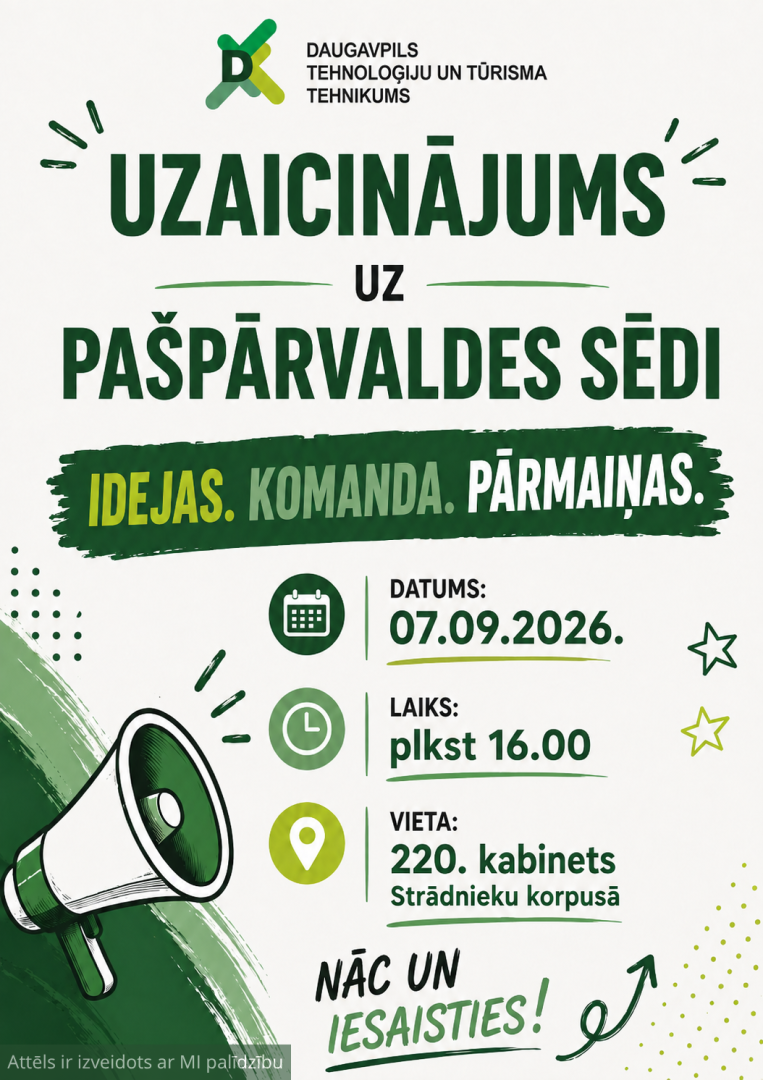 Afiša: uzaicinājums uz pašpārvaldes sēdi