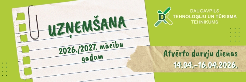 Uzņemšanas baneris 2026./2027.