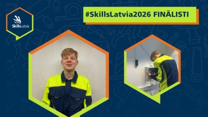 Artūrs Kolosovskis – SkillsLatvia 2026 prasmju konkursa finālists!