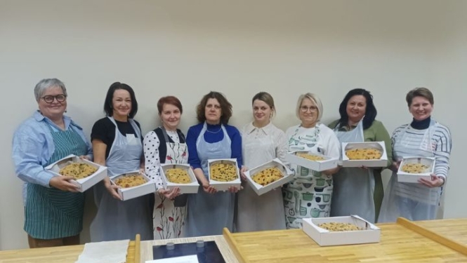 Miera ielas mācību korpusā aizvadīti neformālās izglītības kursi “Itāļu “Focaccia” – maize ar gardu pildījumu”