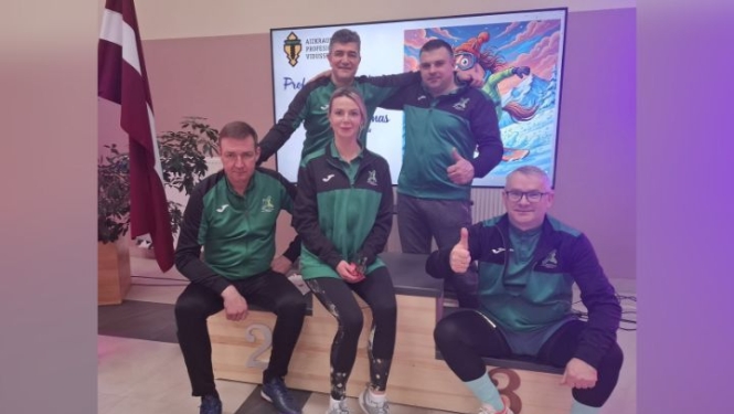Ziemas spartakiāde Aizkrauklē – DTTT komandai godalgotā 2. vieta