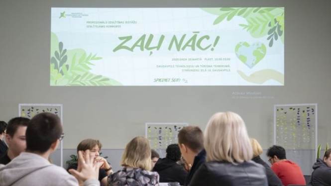 Otrais Latvijas profesionālo izglītības iestāžu izglītojamo zaļā kursa konkurss “Zaļi nāc!”