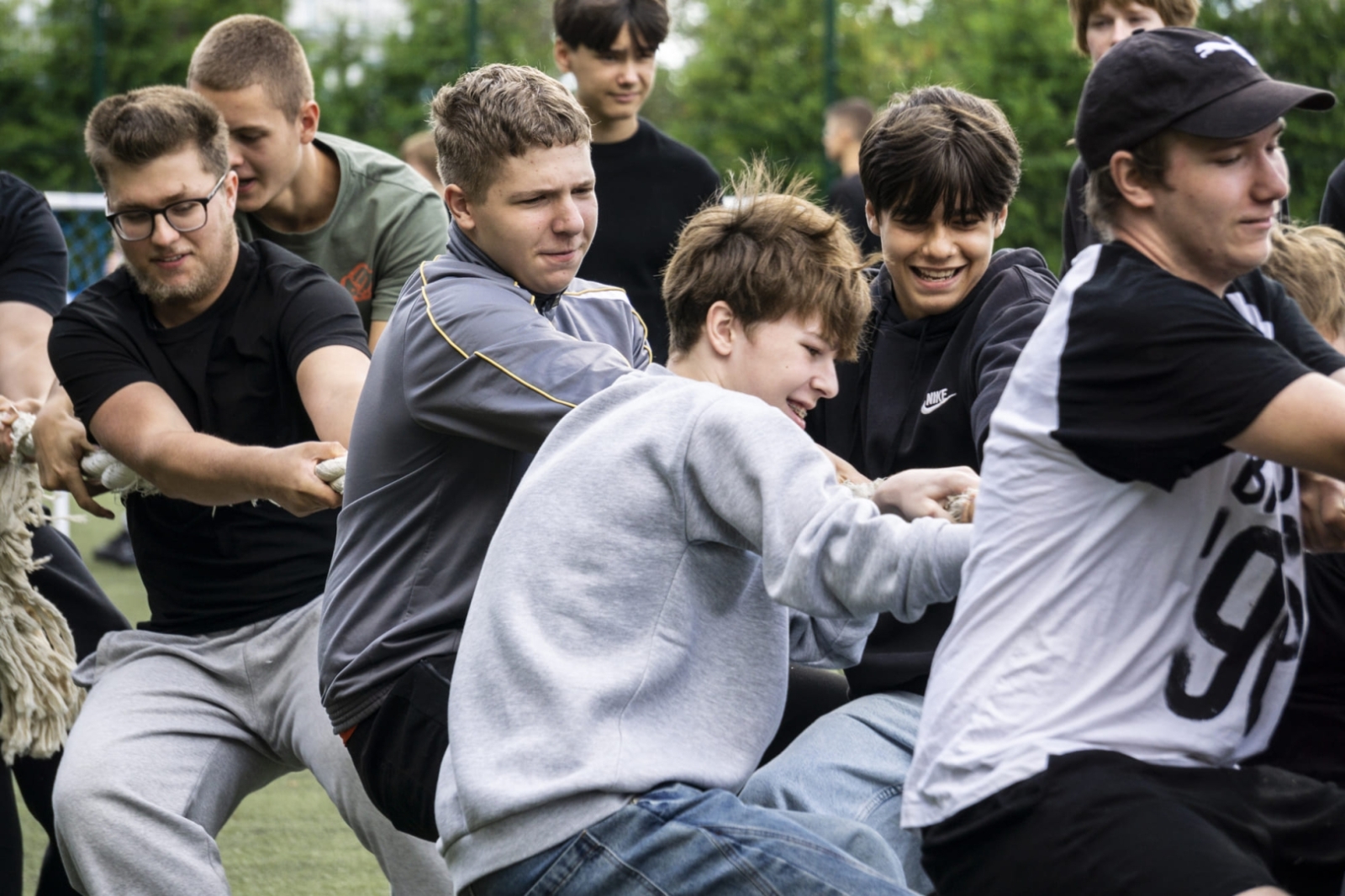Izglītojamie sporta un veselības dienas pasākumā