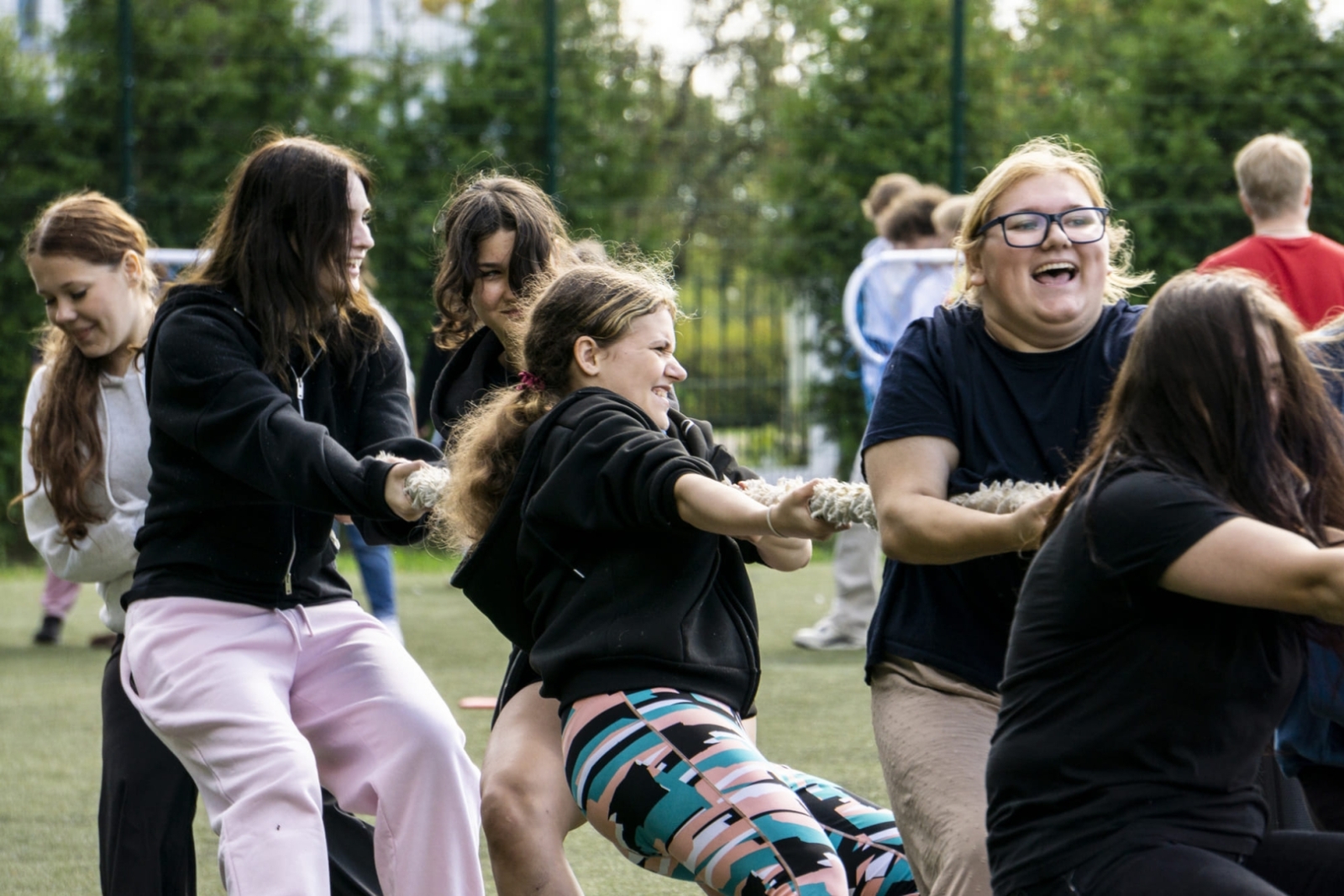 Izglītojamie sporta un veselības dienas pasākumā
