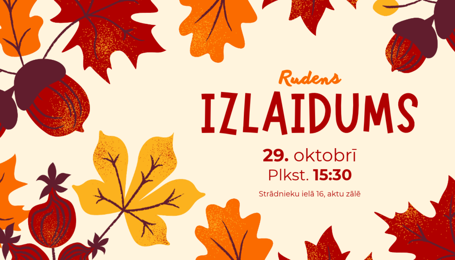 Banneris: rudens izlaidums